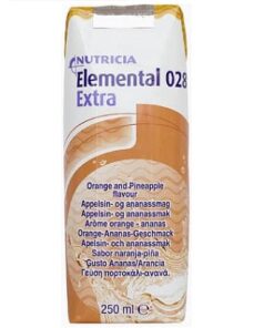 Elemental 028 Extra Líquido 18 X 250 ml Naranja/Piña - Enfermedades Inflamatorias Intestinales