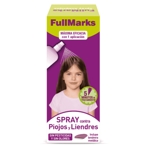 Full Marks Antipiojos Spray 150 ml - Elimina Piojos y Liendres