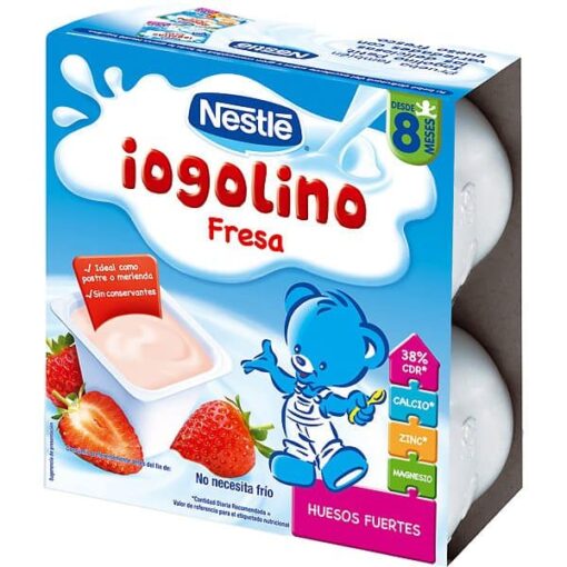 Nestle Postre Lácteo Fresa 4 x 100 Gr