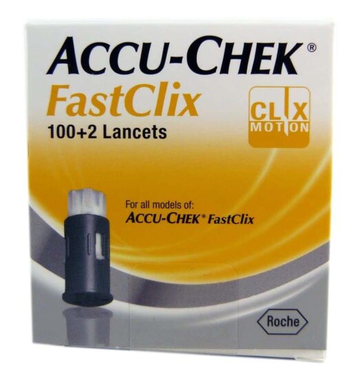 Accu Chek Fastclix Lancetas 102 Unidades