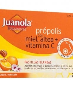 Juanola Pastillas Blandas Própolis Miel 24 unidades - Vitamina C