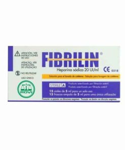 Fibrilin 15 Viales 5 ml (Heparina Sódica)