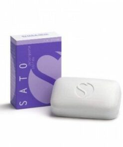 Comprar Sato Detergente Sólido Pastilla 100 gr es ideal para eliminar la sensación de grasa de la piel.