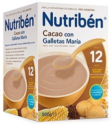 Nutriben Cacao Con Galletas Maria 500 Gr