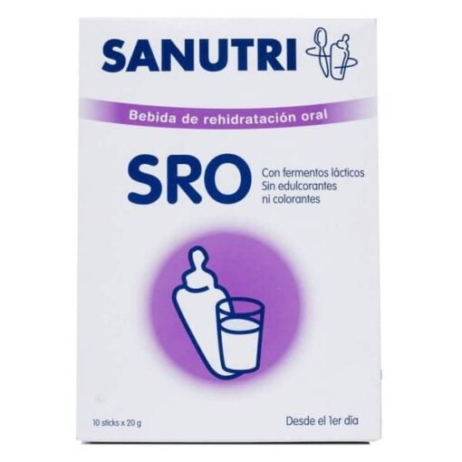 Sanutri SRO Bebida de Rehidratación Oral 10 sticks x 20 gr - Hidratación Infantil
