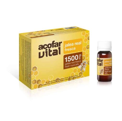 Comprar Acofarvital Jalea Real 1500 mg 20 Viales Bebibles – Reforzar las Defensas