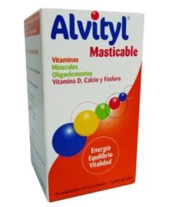 Alvityl Masticable 40 Comprimidos