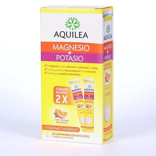 Aquilea Magnesio Potasio 28 Comprimidos Efervescentes