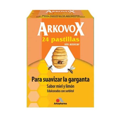 Arkovox Pastillas sabor miel-limón