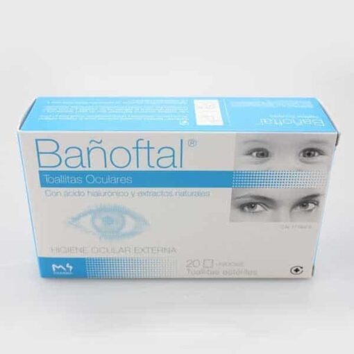 Bañoftal Toallita Ocular Estéril 20 Unidades