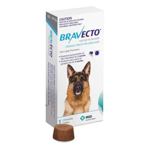 Comprar Bravecto Perros 20-40 kg 1 Comp