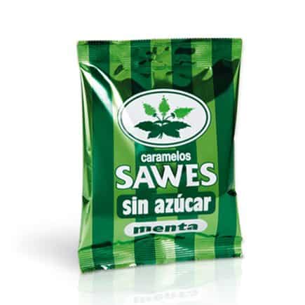 Comprar Sawes Caramelos Menta S/ Azúcar Bolsa