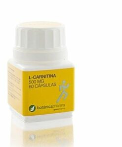 L-Carnitina 500mg 60 Cápsulas de BotanicaPharma - Contribuye a la Oxidación de las Grasas Favoreciendo su eliminación
