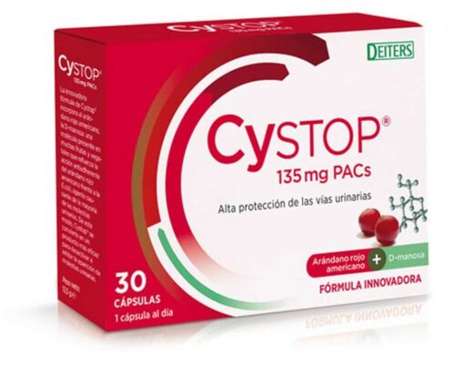 Comprar Cystop 30 Cápsulas - Elimina las Molestias Urinarias