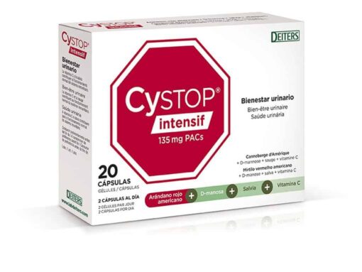 Comprar Cystop Intesiv 20 Cápsulas - Mejora el Bienestar Urinario y el Sistema Inmunitario