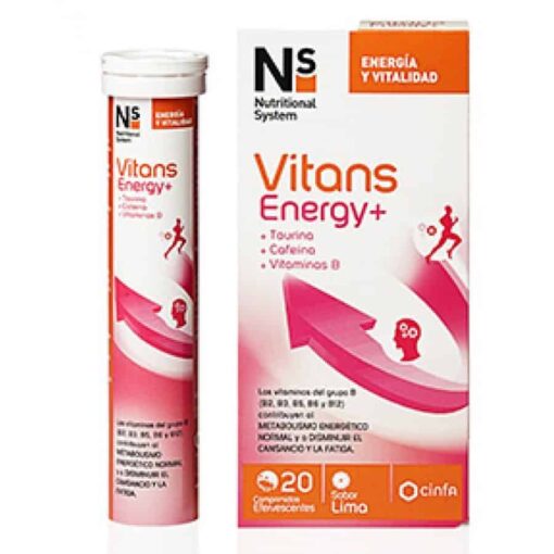 NS Vitans Energy + 20 Comprimidos Efervescentes