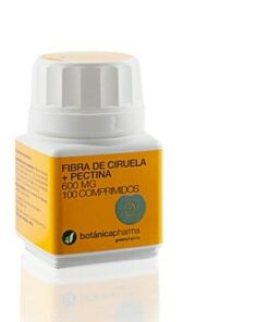 Fibra Ciruela + Pectina 500mg 100 Comprimidos Botanicapharma - Contra el Estreñimiento y Hemorroides