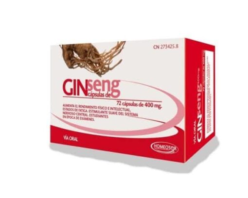 Comprar Homeosor Ginseng 400 mg 72 Cápsulas