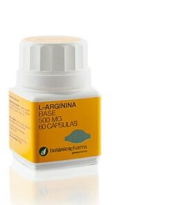 L-Arginina 500mg 60 Cápsulas de Botanicapharma - Mejora el Funcionamiento Inmunológico e Incrementa la Masa Muscular