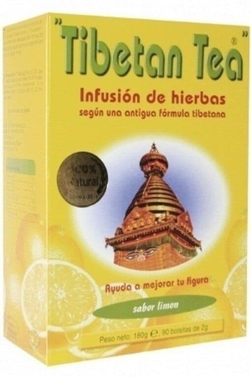 Comprar Té Tibetano Sabor Limón 30 Bolsitas de té 60 gr - Depuración del Organismo