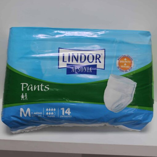 Comprar Lindor Pants Absorbe Incontinencia Orina Braguita T/Mediana 14 Unidades absorbentes de pérdidas de orina leves o agudas. Muy cómodas de usar.