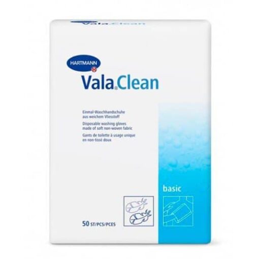 Valaclean Soft Manopla Desechable 50 Unidades