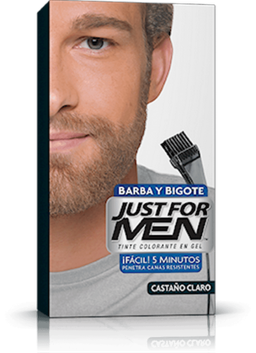 Comprar Just For Men - Tinte Barba Bigote para Cubrir las Canas Color Castaño Claro