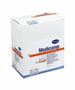 Comprar Medicomp Compresas Non Woven Apósito Estéril 10 x 20 cm 25 sobres 2 uds - Cura del Ombligo del Bebé Tratamiento de Heridas