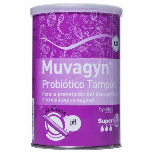 Muvagyn Probiotico Tampón Con Aplicador Super 9 Unidades