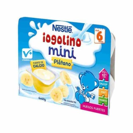 Iogolino Mini Plátano 6 Tarrinas 60 Gr