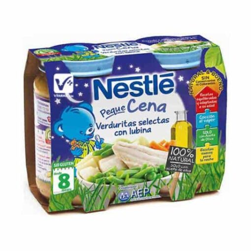Nestlé Peque Cena Verduras Con Lubina 2 x 200 Gr