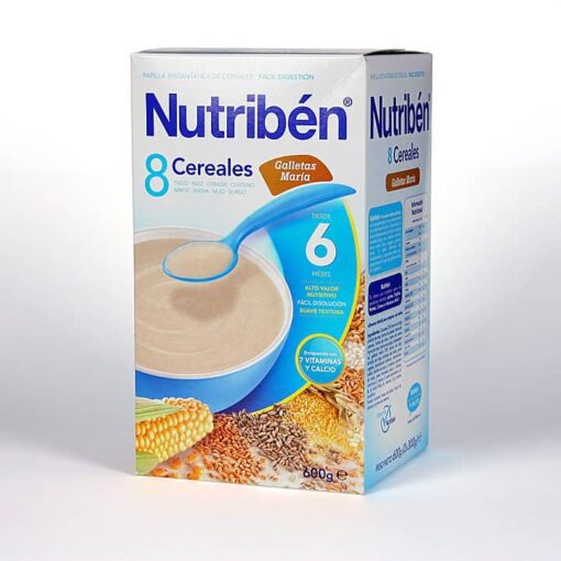 Nutribén 8 Cereales Galletas María 300 Gr