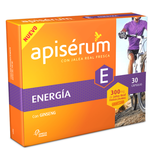 Apiserum Energía Ginseng 30 Cápsulas