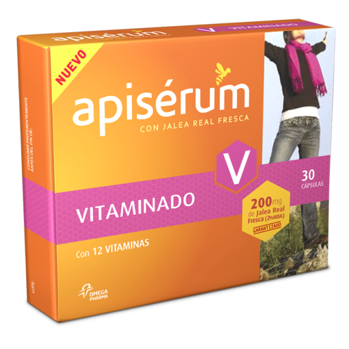 Apiserum Vitaminado 30 Cápsulas