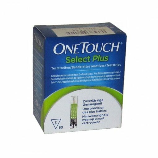 Comprar One Touch Select Plus Tiras Reactivas 50 Uds. - Medidoras de Glucosa