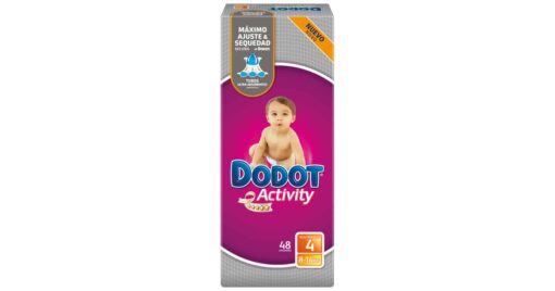 Comprar Pañal Dodot Activity 48 Uds Talla 4 - Pañal Infantil para Bebés de 9-15 kg