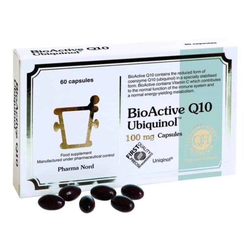 Bioactive Q10 Uniquinol 100 Mg 60 Cápsulas