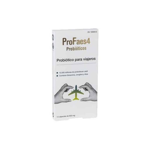 Comprar ProFaes4 Probiótico para Viajeros 1 Cápsula - Para Prevenir la Diarrea del Viajero