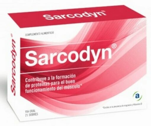 Sarcodyn 21 sobres - Complemento Alimenticio para unos Músculos llenos de Fuerza