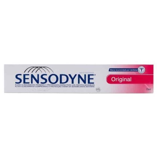 Comprar Sensodyne Orginal 75 ml alivia las molestias producidas por la sensibilidad dental.
