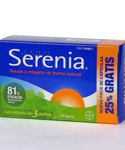 Comprar Serenia 60 Cápsulas - Relajación y Bienestar de Día y de Noche