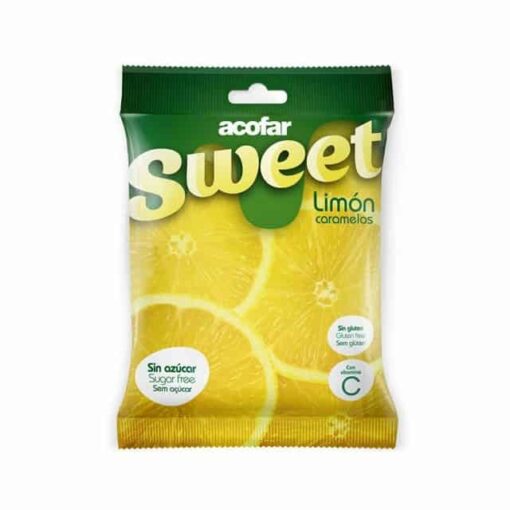 Acofarsweet Caramelos Limón Sin Azúcar Bolsa 35 Gr