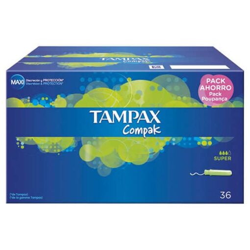 Tampones Tampax Compak Super 36 Uds