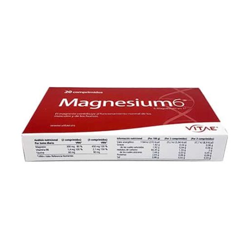 Magnesium6 20 comprimidos          vitae
