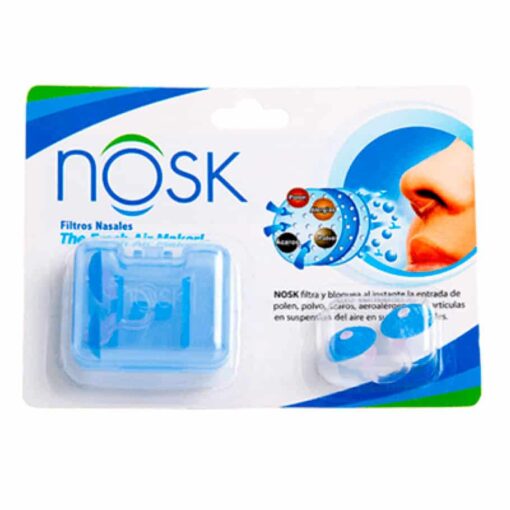 Filtros nasal nosk t/pequeña pack 2 und.