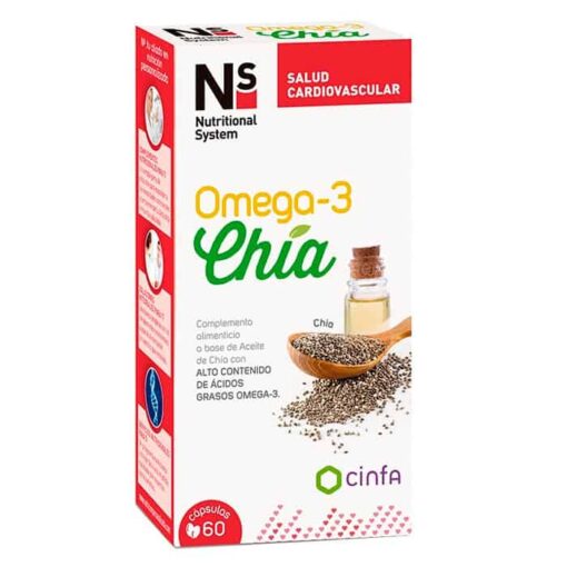 N+s omega 3 chia 60 capsulas