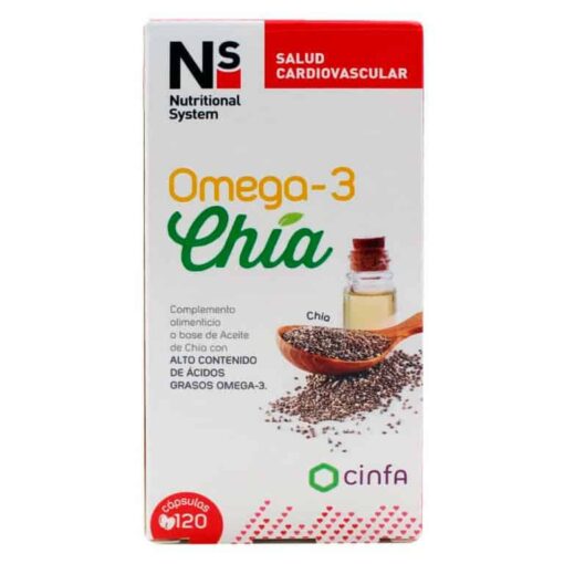 N+s omega 3 chia 120 capsulas