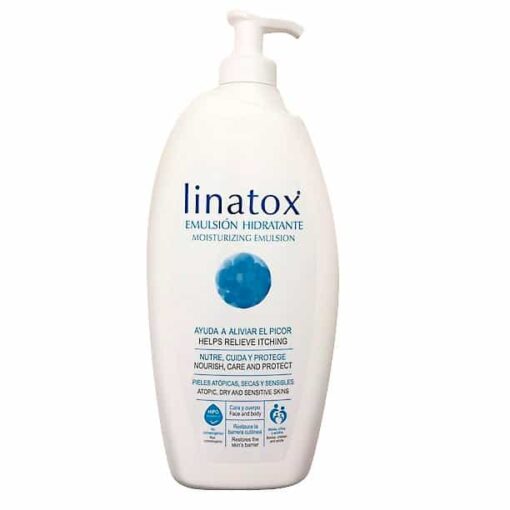 Linatox emulsion hidratante 500 ml.