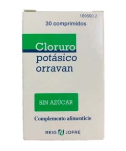 Cloruro potasico sin azucar 30 comp