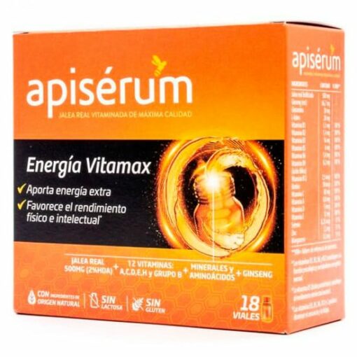 Comprar online Apiserum energia vitamax 18 viales